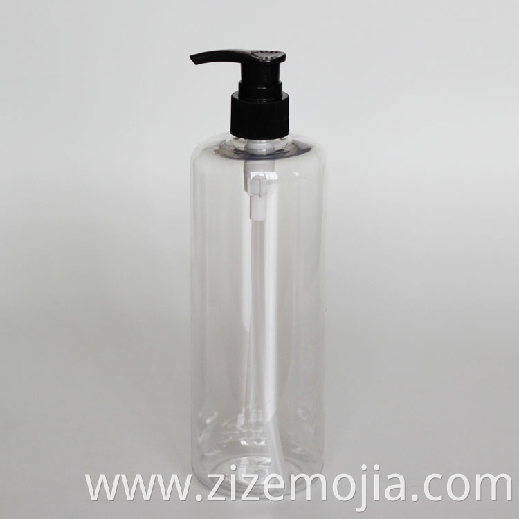 Stock sale PET plastic bottle light proof bottle Body wash shampoo lotion water beautiful bottles